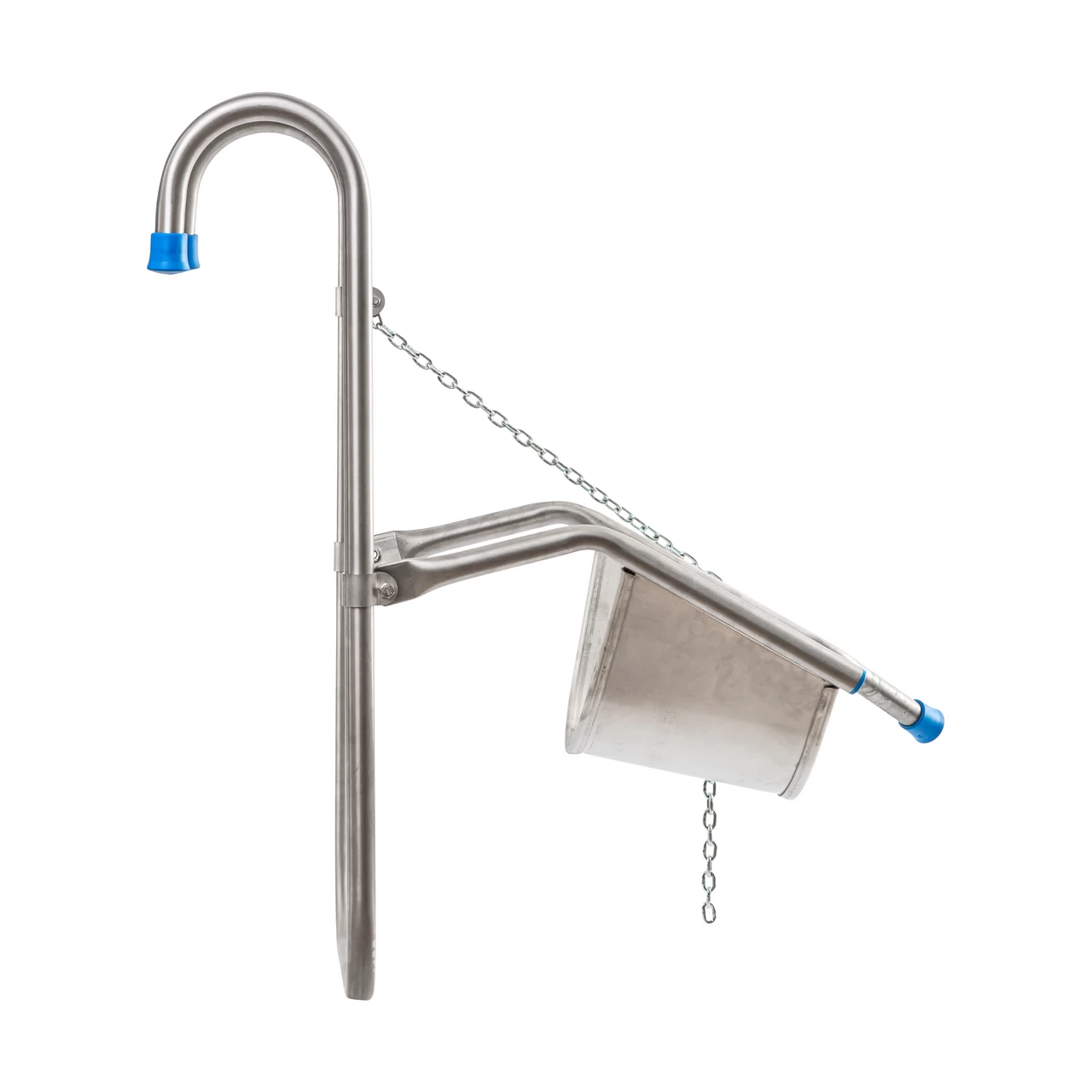 Регулируема опора за главата на едър рогат добитък, предназначена за процедури