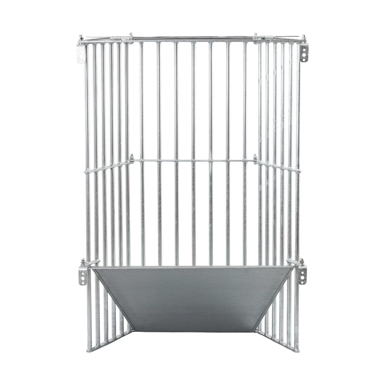 Металнa яслa за сено, за монтаж на стена, 81 × 114 см