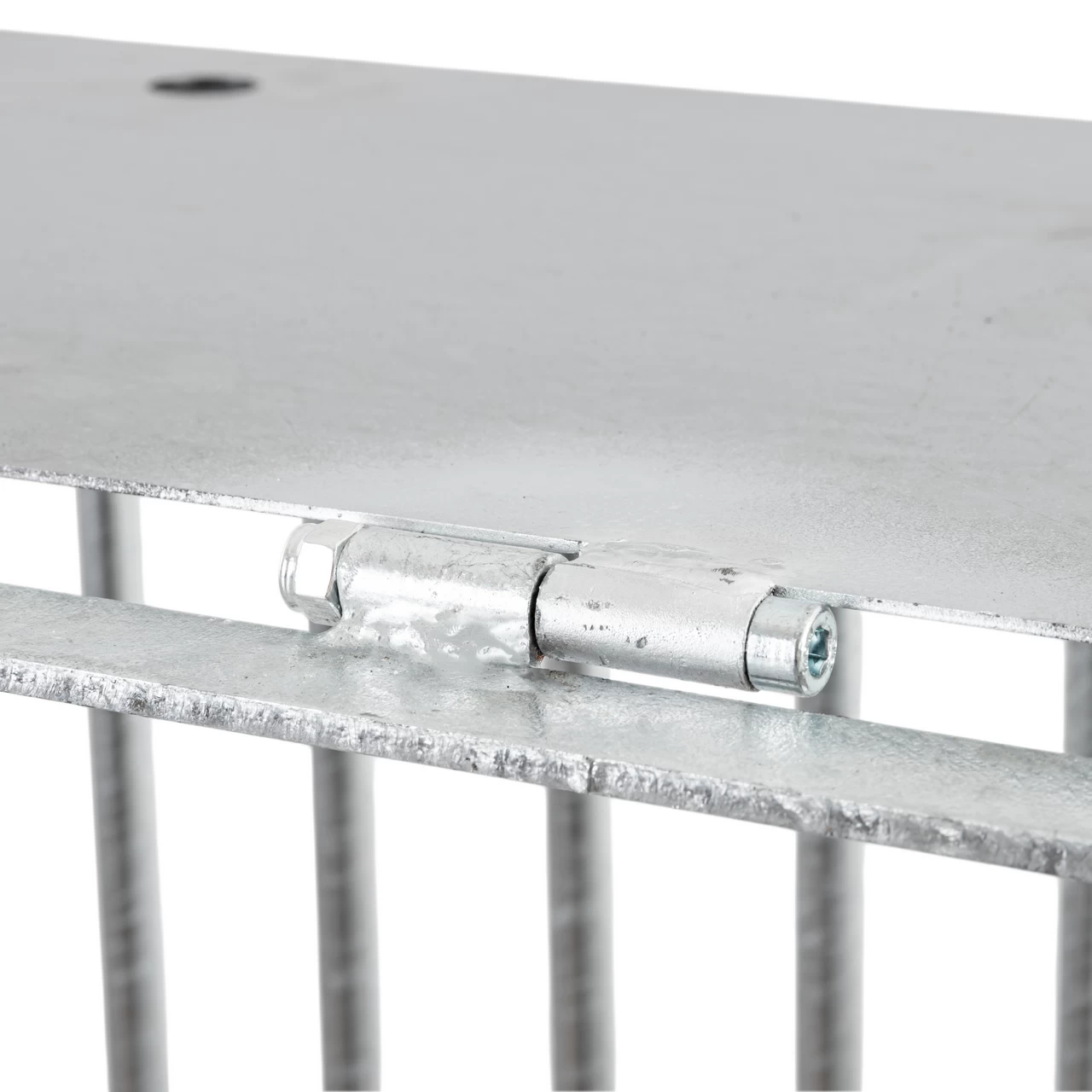 Металнa яслa за сено, за монтаж на стена, 81 × 114 см