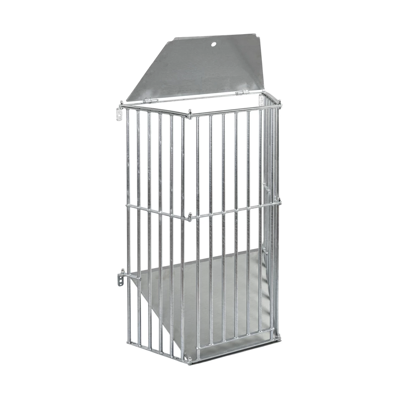 Металнa яслa за сено, за монтаж на стена, 81 × 114 см