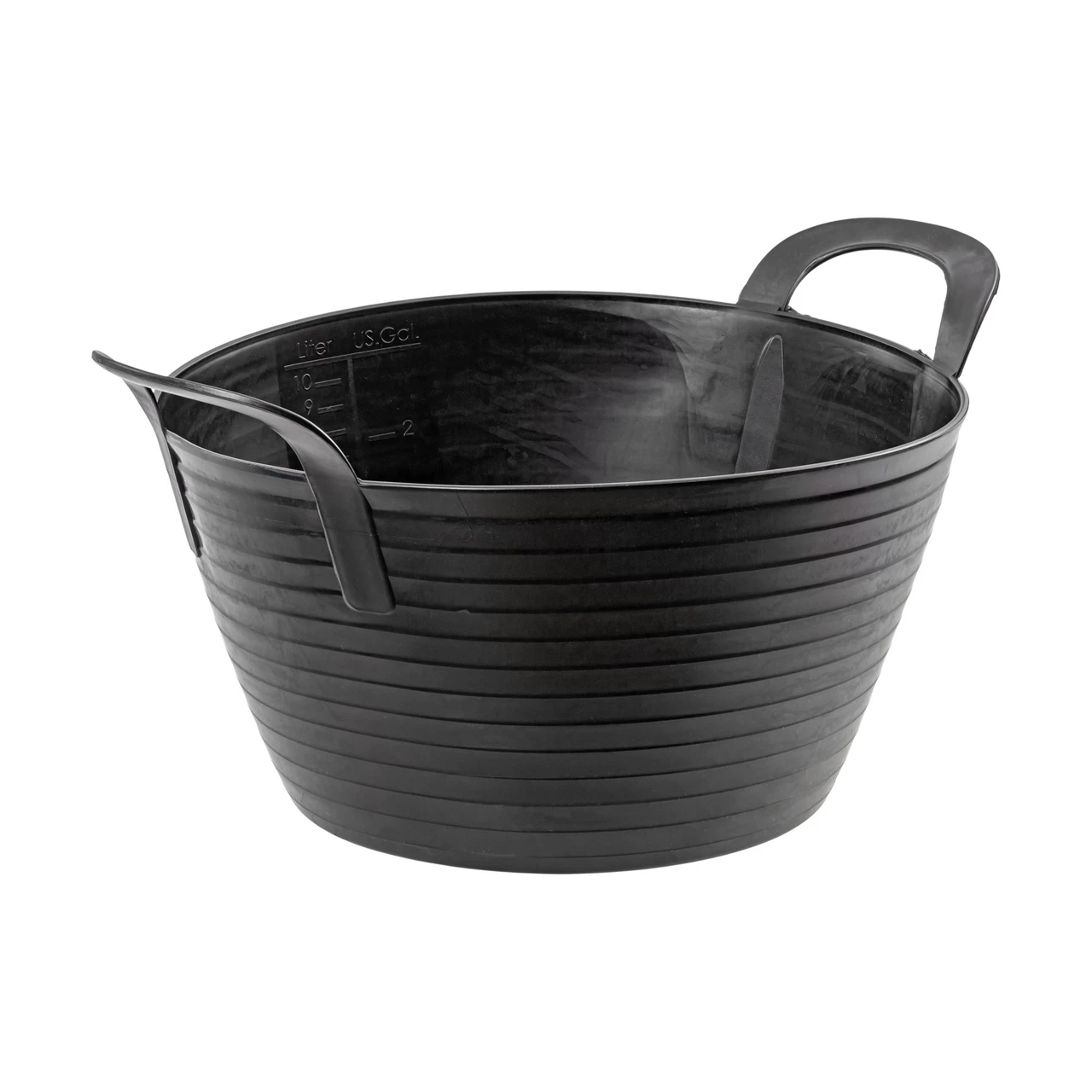 Гъвкава пластмасова кофа, Flexbag, черна, 12 литра