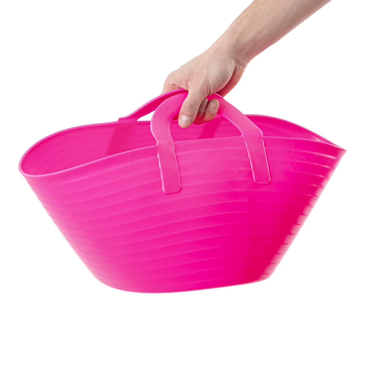 Гъвкава пластмасова кофа, Flexbag, розова, 12 литра