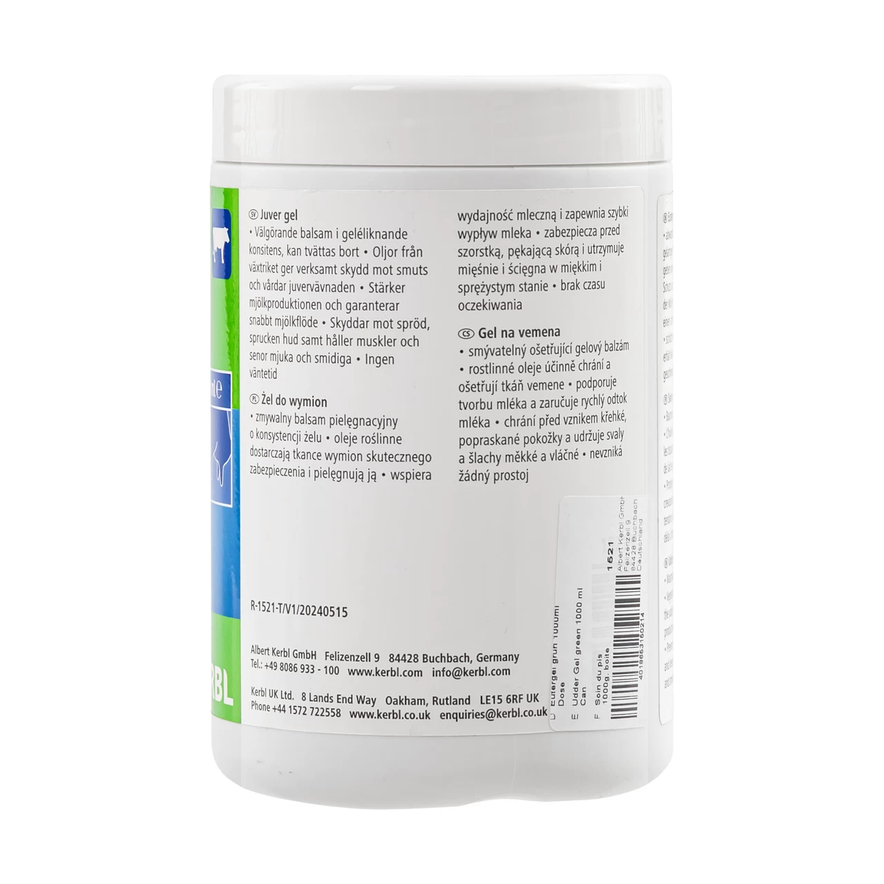 Гел за виме, зелен, 1000 мл