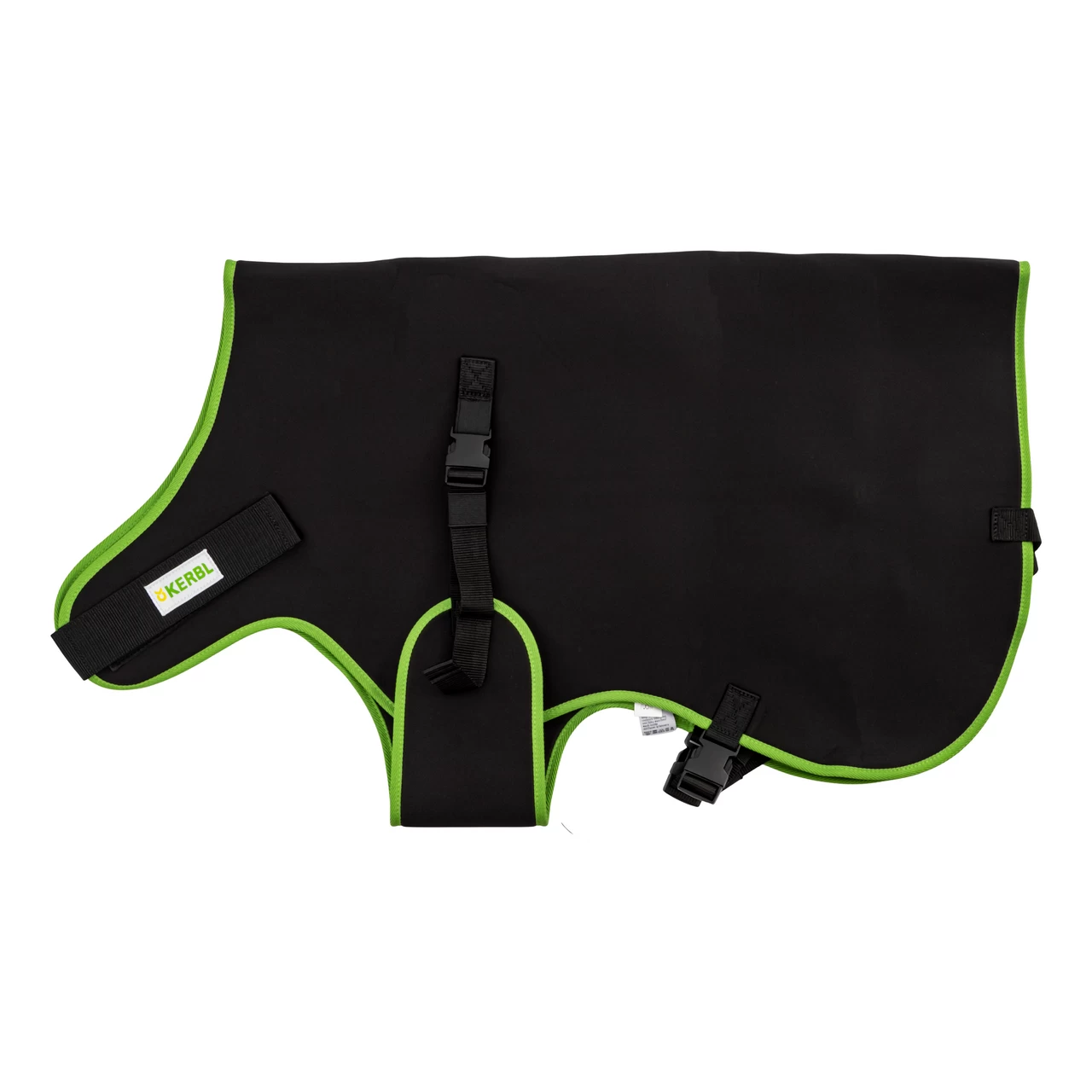 Одеяло за телета, премиум, топлоизолиращо, водоустойчиво, черно, 70 × 70 см