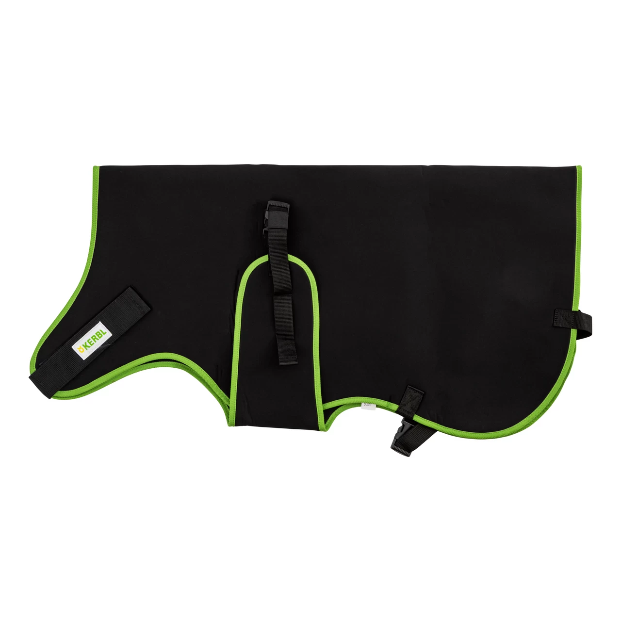 Одеяло за телета, премиум, топлоизолиращо, водоустойчиво, черно, 80 × 70 см