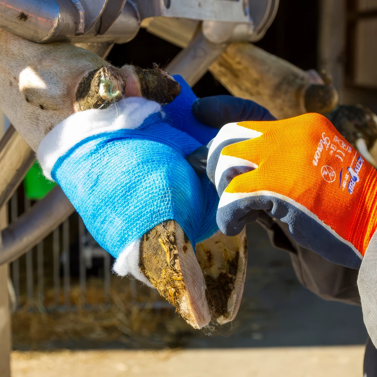 Бинт за копита, Vetlastic, син, 450 × 7,5 см