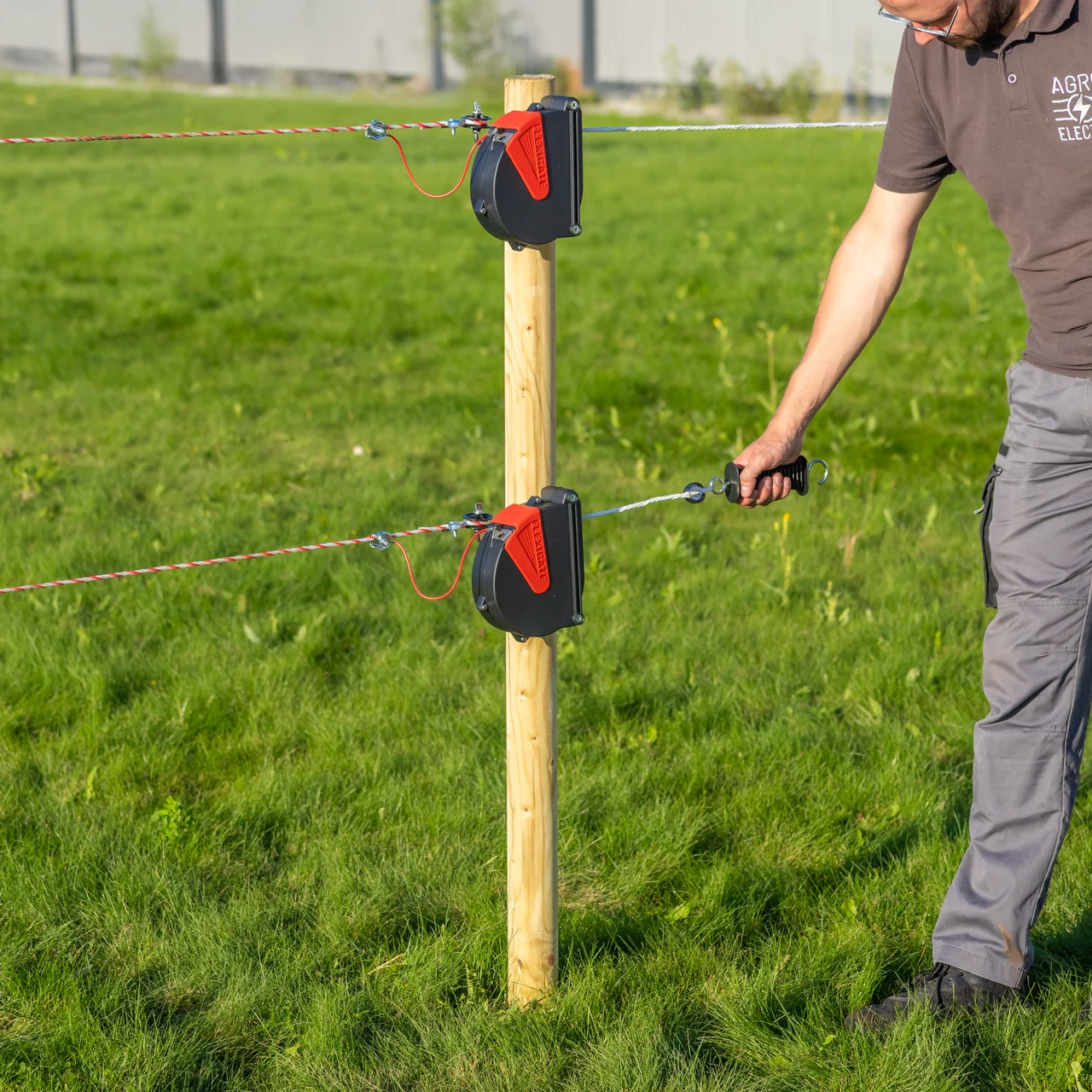 Комплект за врата с шнур за електрическа ограда, Ako Flexigate, 7,5 м