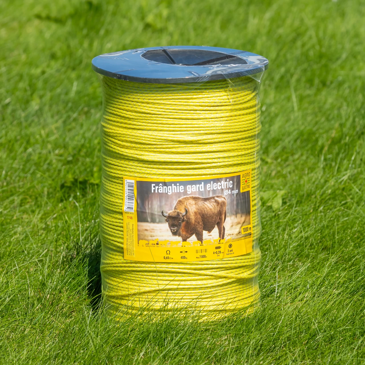 Плетено въже за елекропастир - 1000 м - 400 кг - 0,65 Ω/м