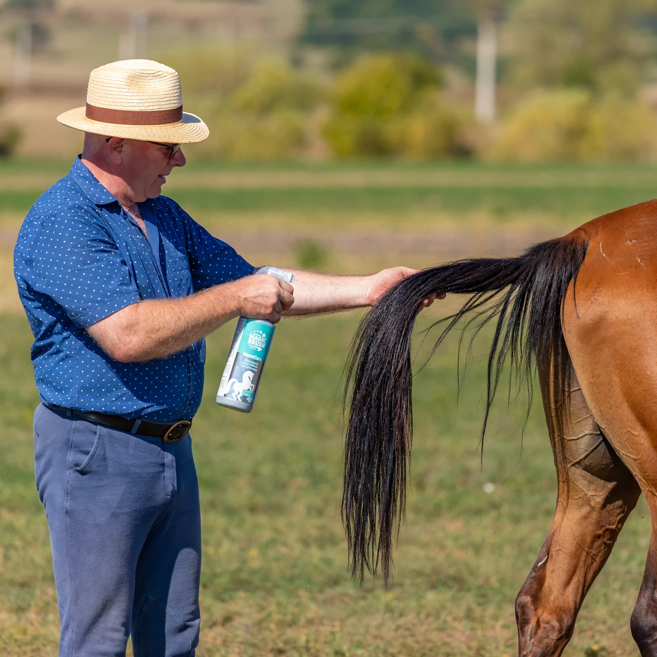 Спрей за блясък на козината, MagicBrush Manecare, 1000 мл
