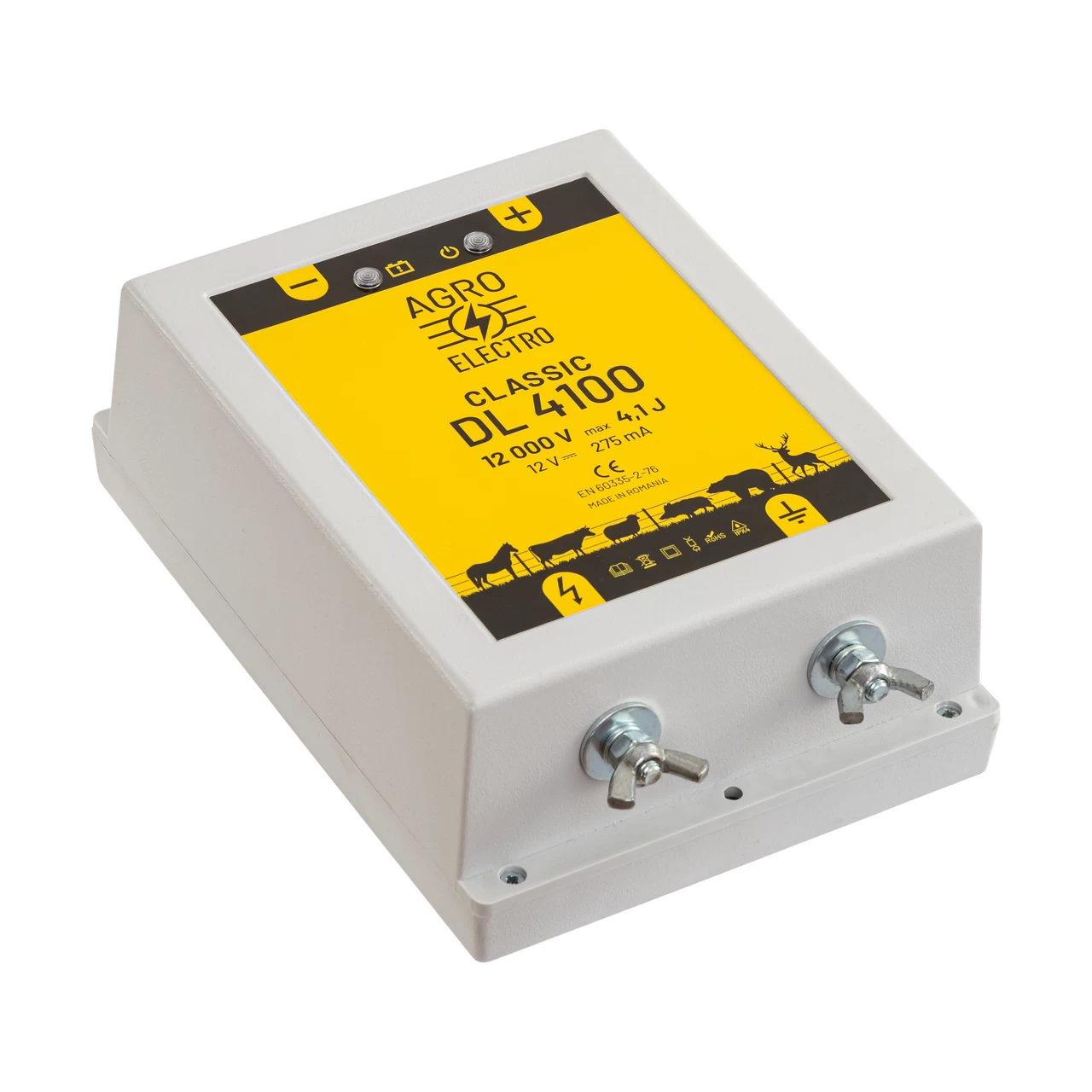 Енергизатор за електропастир Classic DL 4100, 4,1 джаула с мрежов адаптер 230/12 V